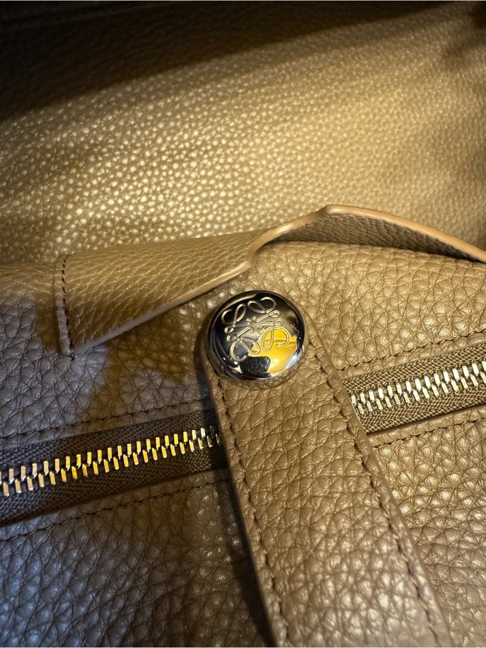 2025 Loewe Madrid Bag in Dark Beige (Large)